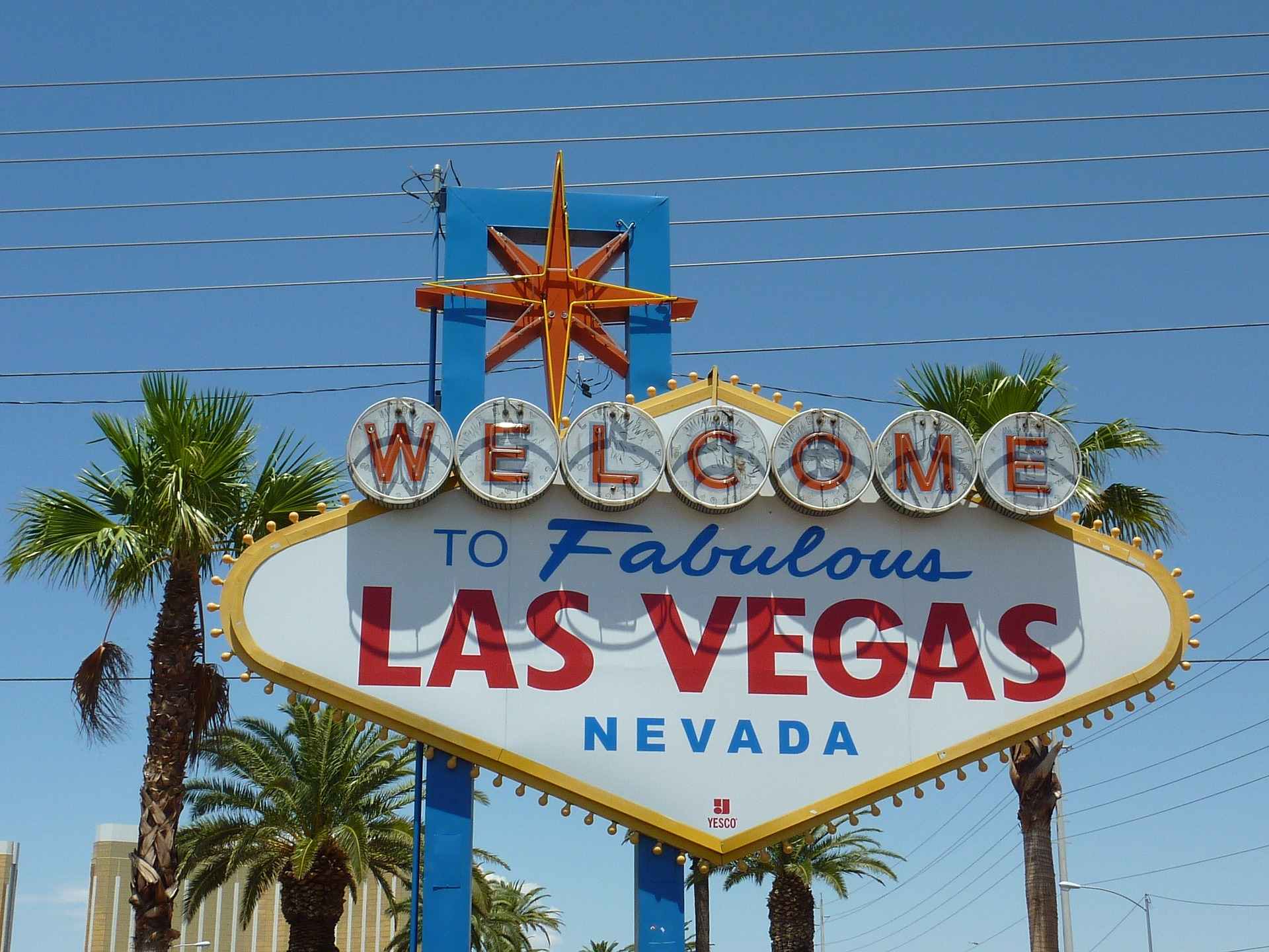 Ein Schild von Las Vegas